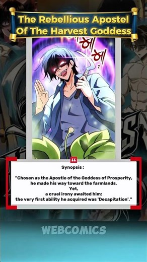 Manhwa Recommended _ The Rebellious Apostel of The Harvest Goddess #manhwarecommendations