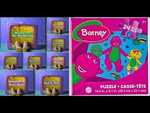 Barney & Friends: Season 4 All 8 Complete Episodes - 2️⃣4️⃣ Piece Themed Barney Puzzle 2024