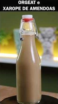 ALMOND SYRUP AND ORGEAT Recipe For Drinks #cocktails #drink #orgeat #tikicocktails