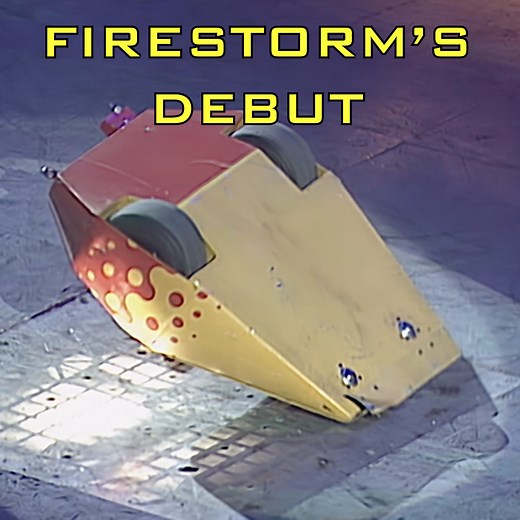17K views · 268 reactions | The fiery front hinged flipper that did it best. Firestorm showed the competitors and fans it meant business after it's first appearance in the Robot Wars Arena. | UK Robot Wars | Facebook