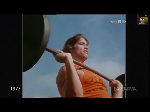 ARNOLD SCHWARZENEGGER TRAINING AT MUSCLE BEACH IN 1977!!