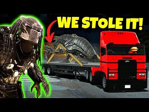 We Stole The ALIEN PREDATORS Ship in Gmod! (Garry's Mod Roleplay)