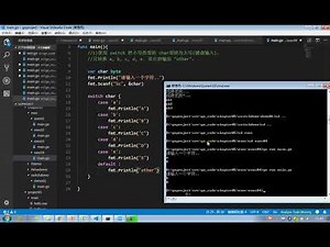 089 尚硅谷 Go核心编程 switch的课堂练习