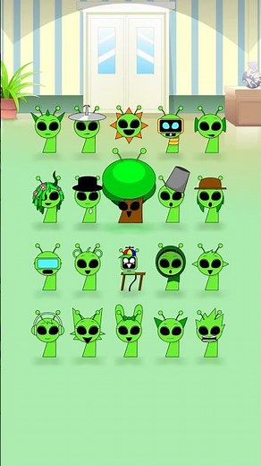 Normal Sprunki Paloma Blanca Dance but Alien#sprunki #brainrot #palomablanca #shorts
