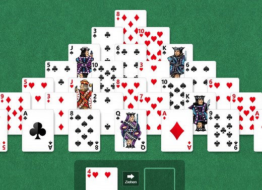Microsoft Pyramid Solitaire - kostenlos online spielen 🕹️