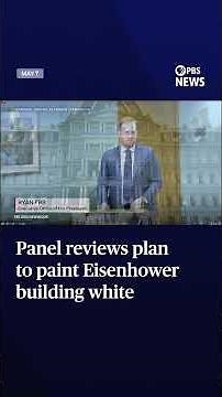 Panel reviews plan to paint Eisenhower building white