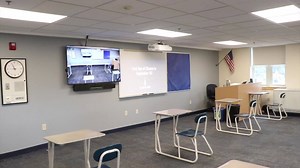 At St. John's Prep we've been hard at work intsalling Zoom Room technology in all 104 classrooms in order to support our hybrid model of teaching and learning—Prep HELM (Hybrid Education Learning Model). What does that mean? This allows for synchronous learning for all 1,450 Prep students, whether they are on campus or remote. In this video, Dr. Hardiman highlights the main features of the technology. | St. John's Prep