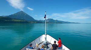 Boat Tour on Lake Thun, Switzerland | Stunning 4K Journey