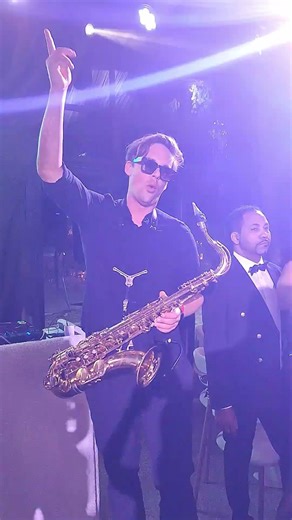 Sax on Fire bringing effortless vibes and unforgettable energy.