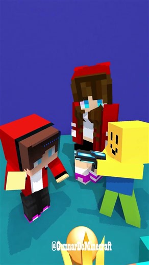 JJ Roblox VS Minecraft which is better Maizen #shorts #minecraftanimation