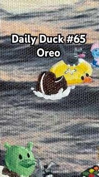 3/6/26 Daily Duck 65: Oreo 🤎🤍 Happy Oreo Day! Does she need a face? ⬇️