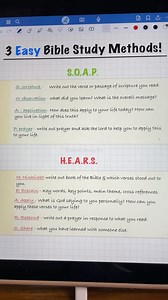 169K views · 602 reactions | 3 Easy Bible Study Methods to help you better understand the Bible. If you would like the digital copy to this, the link is in my bio !  #biblestudy #easybiblestudymethods #biblestudymethods | Alexus Martin | Facebook