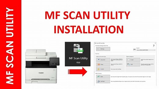 Mf scan utility installation