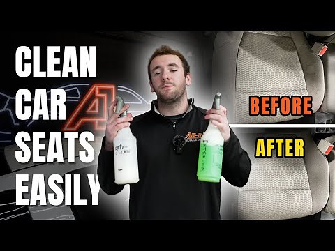 How to Clean Car Seats (Easiest and Cheapest Car Seat Stain Removal)