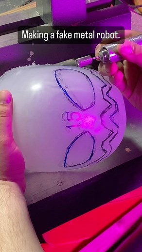 26K views · 7.5K reactions | Finishing up a new robot head that’s...