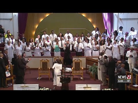 Inside the Coleman family funeral