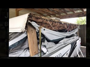 Pop Up Camper Roof Repair - Replacing Roof Side Walls