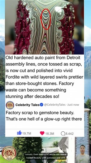 Ever wonder what old Detroit factory paint really becomes when you give it a second life?