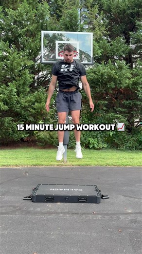 15 minute vertical jump workout 📈 #basketball #plyometrics #dunk | vertical jump workout