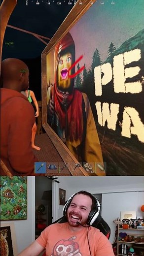 I cant believe they vandalized this on the burntpeanut rust server