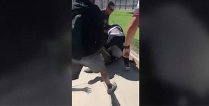 An officer attempting to break up a fight wound up being tackled to the ground by a California student | WRAL TV