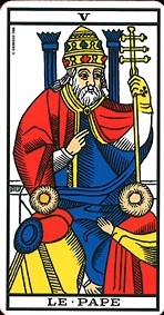 Le Pape tarot de Marseille | Franck Stéphane