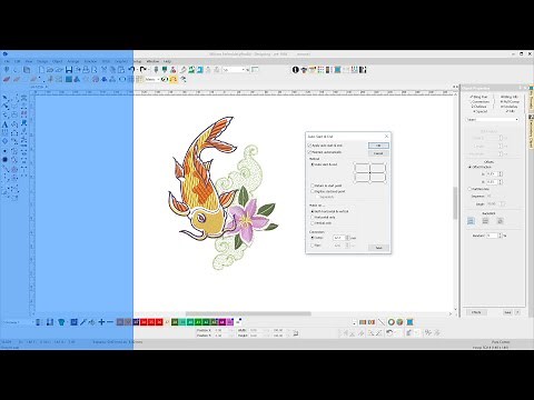 How to plot auto start and end points in your embroidery Design