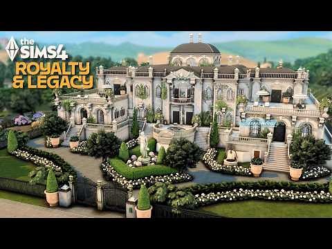 Royal Mansion 👸🏻🤴🏻 w/ TS4 Royalty & Legacy | The Sims 4 - Speed Build (NO CC)