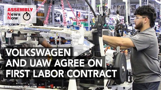 Volkswagen and UAW Agree on First Labor Contract