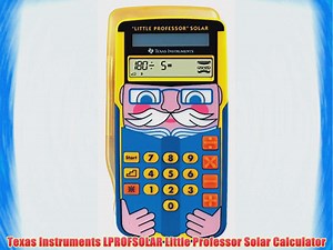 Texas Instruments LPROFSOLAR Little Professor Solar Calculator