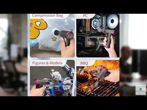 Review - Compressed Air Duster, 250000RPM Super Power Cordless Air Duster with Brushless