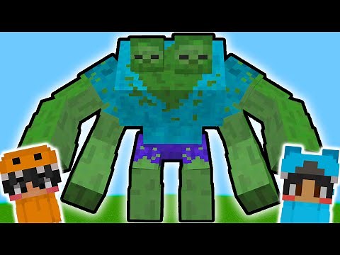 MUTANT ZOMBIE Vs SECURITY HOUSE GIANT MAZE BUILD CHALLENGE | MINECRAFT!