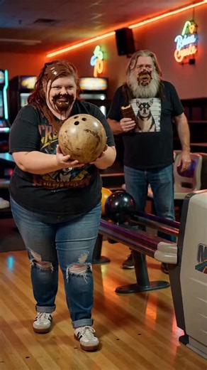 @❌Giddy up Go❌ @Charlie Fever playing Bowling for Dollars , we are covered in chocolate sauce, last man standing Wins all the Dollars #aicast 😂😂😂😂😂😂😂😂😂😂😂