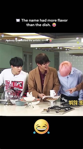 Remember When Taehyung Named His Dish "Squirrel Locked in a Garden"? 😂#bts #runbts #taehyung