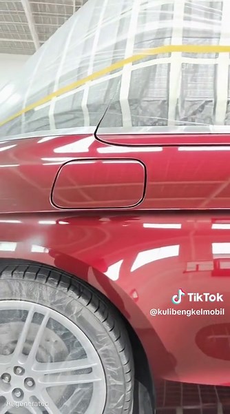 Tutorial mengecat warna merah marun metalik. dibuat dan diciptakan dengan indah menggunakan AI.🚘 #freemeal #foodddiscount #kulibengkel #painting #ngecat