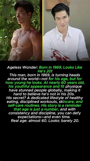 Ageless Wonder: Born in 1969, Looks Like He’s 20!#history