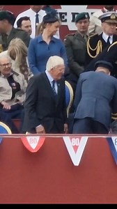 Louis Charlotte and george shaking hands with a veteran #veday80thanniversary #buckinghampalace | Marks London reels