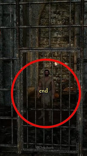🤯 The Secret Escape Hidden Beneath Raven Rock Jail #skyrim #gaming