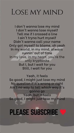 Lose My Mind Lyrics 🔥 | F1 Movie | Don Toliver, Doja Cat | Brad Pitt #Shorts