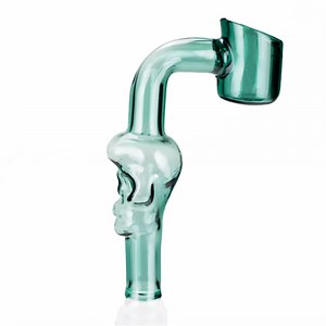 [Hot Item] Colorful Skull Head Glass Banger Smoking Accessories Glass Banger