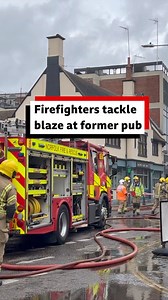 Norfolk Fire and Rescue Service tackles a blaze at a former Norwich pub: https://bbc.in/3TbtThM | BBC Norfolk