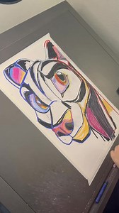 14K views · 667 reactions | Ever wondered what goes on behind the scenes when creating something truly extraordinary? Join us as we take a peek into Viktor's studio, where his passion and precision bring art to life. This time, he's working on an incredible Panther portrait that promises to captivate and inspire. | Vichy’s art | Facebook