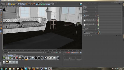 C4D VR渲染室内教程
