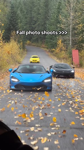 Brandon Woyshnis on Instagram: "Mclarens in the fall 🍂 @md_afonia 4 framed prints left from this set on woyshnis.com #mclaren #720s #570s"