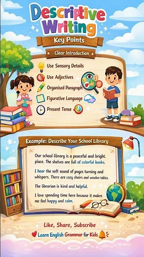 Descriptive writing #shortsviral #learn