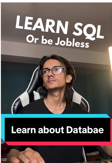 Without the knowledge of database now you cannot stand different from others. Either you apply as a front end developer, backend developer or for any data science role the knowledge of database should be a must to have skill. Make sure you will learn at least about SQL. #database #learn #grow #sql #nosql #programming #tech #knowledge #education #share #techtok #nepal