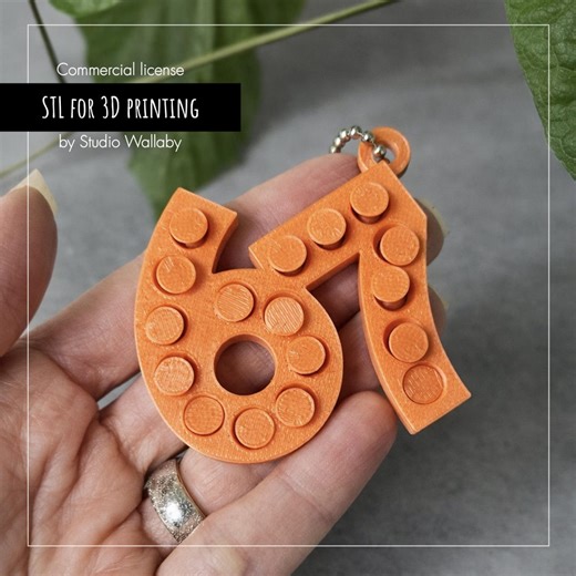 67 Fidget Keychain STL | Six Seven Meme | Pop It Stress Toy | Funny 3D Print File | Instant Download | Commercial License - Etsy