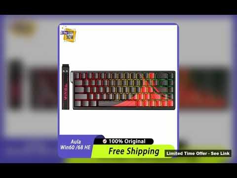 Best Aula Win60 Win68 He Review 2026 Magnetic Switch Keyboards 8K Gaming Mechanical Keyboard 202