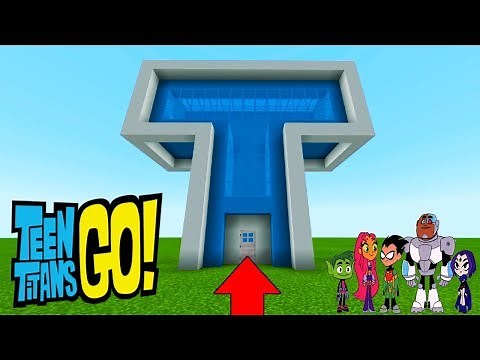 Minecraft: How To Make a Mini Titan Tower "Teen Titans GO!"