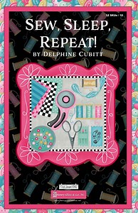 Get sewing with Delphine Cubitt's new collection: Sew, Sleep, Repeat! This 12-sku collection features sewing machines, buttons, pin cushions, swatches, scissors, rotary cutters, spools, and thread. The bright color palette of pinks, blues, mints, and yellows brings this collection together. Includes one FREE project. Ships in October 2023. View the full collection here: https://www.henryglassfabrics.net/sew-sleep-repeat/ @delphine_cubitt_art #HenryGlass #HenryGlassCo #HenryGlassFabrics #Quilting